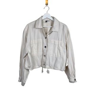 H&M Cropped Jacket Size Medium
